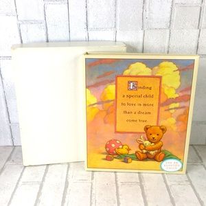 Hallmark Cards Adopted Child Baby Keepsake Album J1